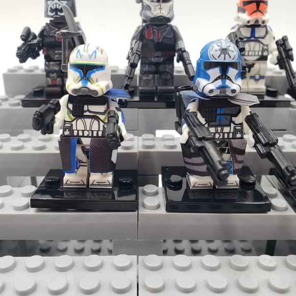 8 Star Wars The Bad Batch Custom Minifigures, Mini Figures - Picture 2 of 10